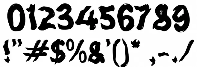 Capillary Font OTHER CHARS