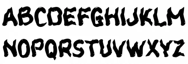 Capillary Schriftart Groß