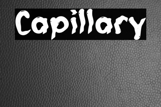 Capillary Font examples
