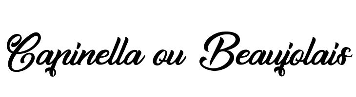Capinella ou Beaujolais  नि: शुल्क फ़ॉन्ट्स डाउनलोड