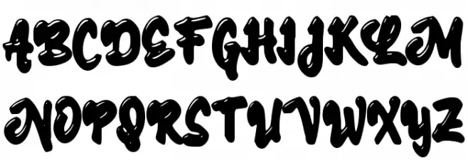 Caping Gunung Schriftart Groß