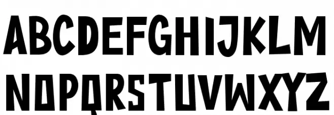 Capital Briquets Font UPPERCASE