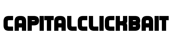 Capital Clickbait  免费字体下载