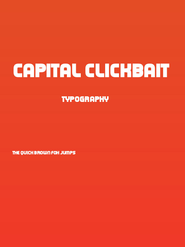 Capital Clickbait Poster