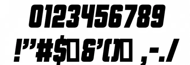 Capital Daren Italic Font OTHER CHARS