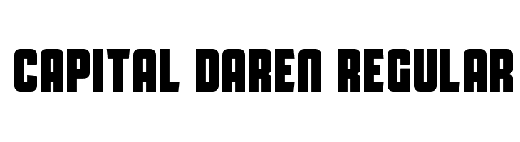 Capital Daren Regular Font