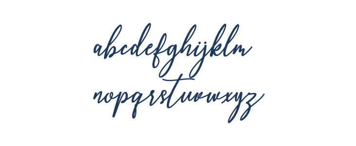 CapitalScript Lowercase