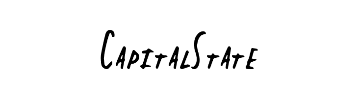 CapitalState Шрифта