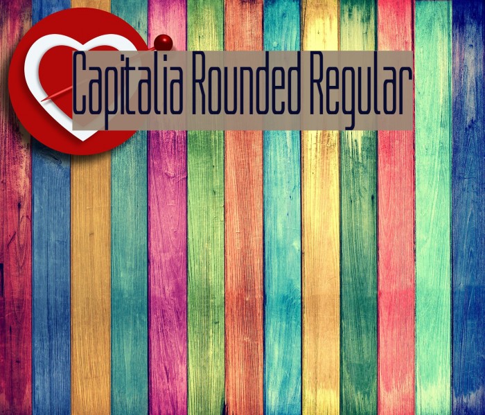 Capitalia Rounded Regular Font examples