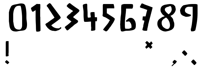 Capitalis Goreanis Medium Font OTHER CHARS