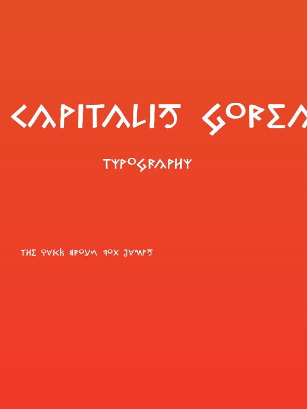 Capitalis Goreanis Medium Poster