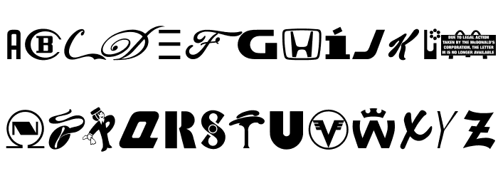 Capitalis Pirata Font LOWERCASE