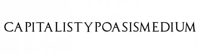 CapitalisTypOasisMedium  Descarca Fonturi Gratis