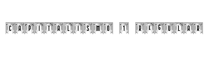 Capitalismo 1 Regular  Free Fonts Download