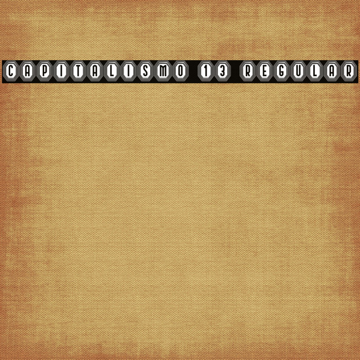 Capitalismo 13 Regular Example 1