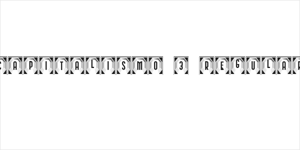 Capitalismo 3 Regular Logo