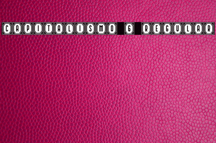 Capitalismo 6 Regular Example 1
