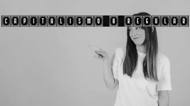 Capitalismo 8 Regular Font examples