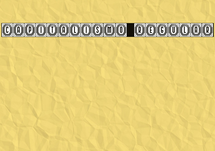 Capitalismo Regular Font examples