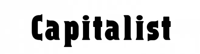 Capitalist  Frei Schriftart Herunterladen