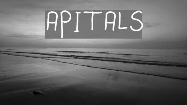 Capitals Font examples