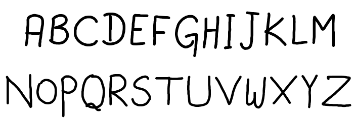 Capitals Font LOWERCASE