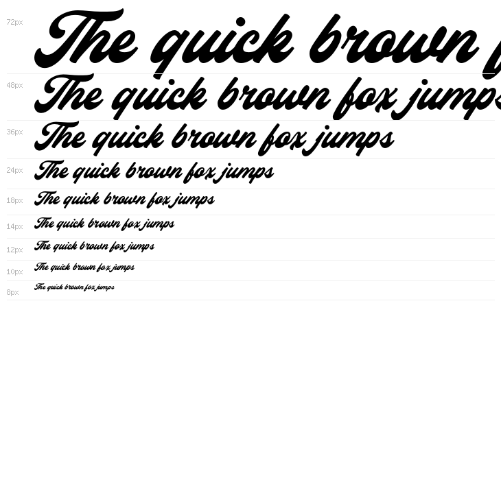 Capitaly Script PERSONAL USE Regular Waterfall