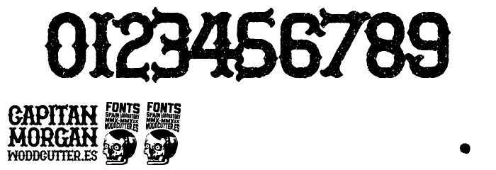 Capitan Morgan Font OTHER CHARS