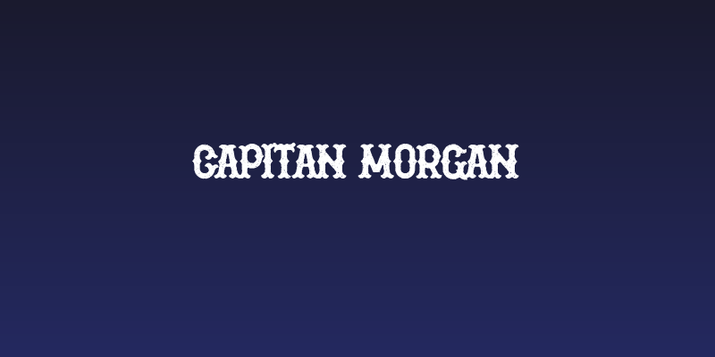 Capitan Morgan Social Header