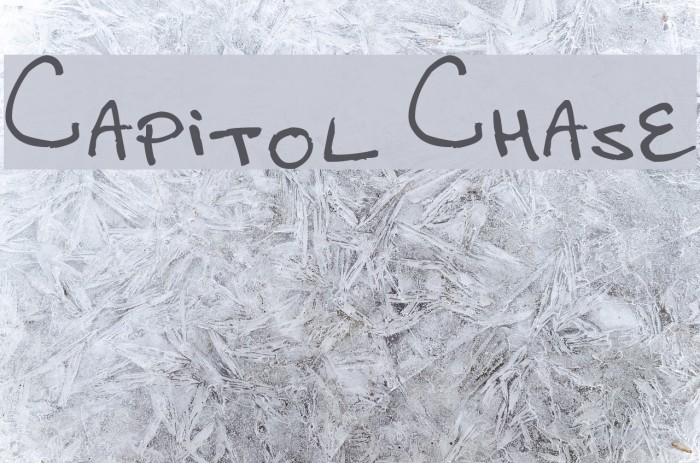Capitol Chase Font examples