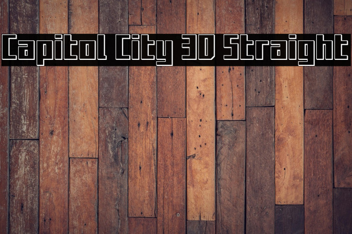 Capitol City 3D Straight Example 1