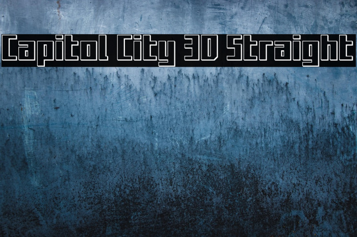 Capitol City 3D Straight Example 2