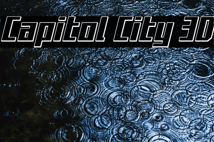 Capitol City 3D Example 2
