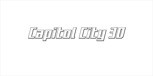 Capitol City 3D Logo