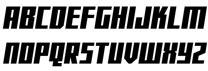 Capitol City Bold Semi-Straigh Font UPPERCASE