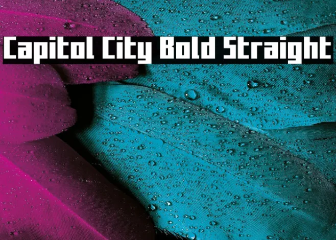 Capitol City Bold Straight Example 1