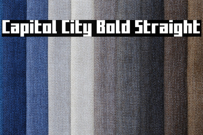 Capitol City Bold Straight Example 2