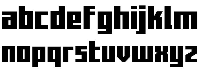 Capitol City Bold Straight Font LOWERCASE