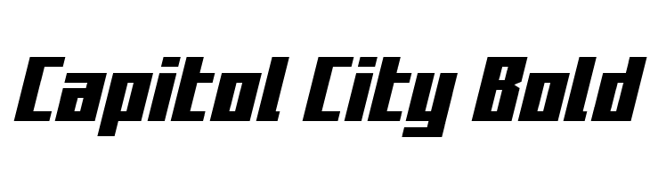 Capitol City Bold  Frei Schriftart Herunterladen