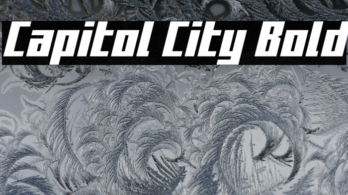 Capitol City Bold Example 2