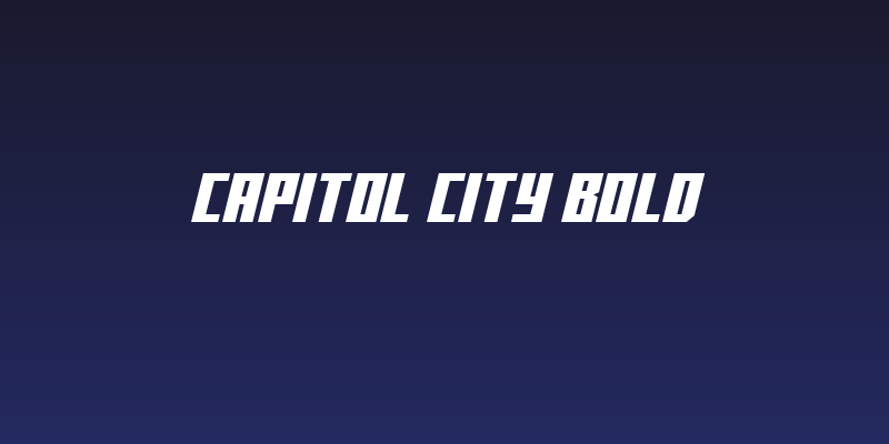 Capitol City Bold Social Header
