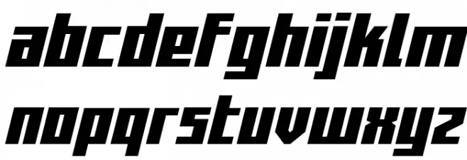 Capitol City Bold Font LOWERCASE