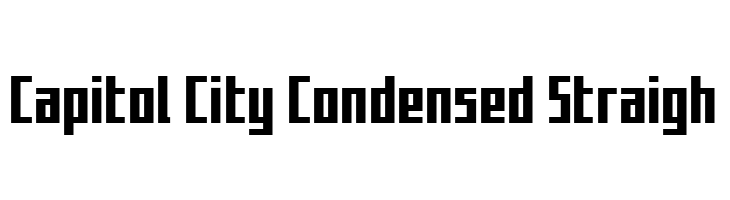 Capitol City Condensed Straigh  لخطوط تنزيل