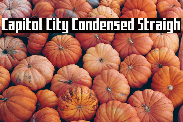 Capitol City Condensed Straigh Example 1