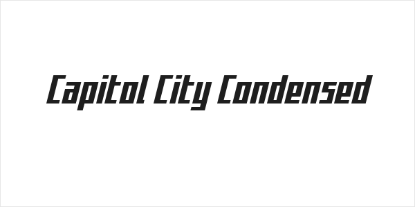 Capitol City Condensed Logo