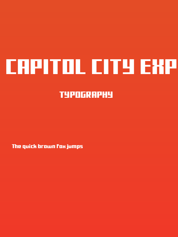Capitol City Expanded Straight Poster