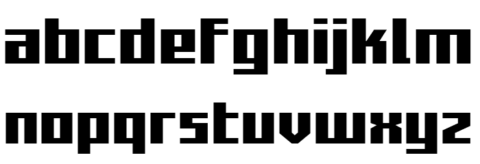 Capitol City Expanded Straight Font Litere mici