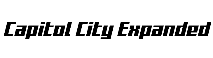 Capitol City Expanded  Frei Schriftart Herunterladen