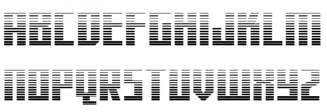 Capitol City Gradient Straight फ़ॉन्ट अपरकेस