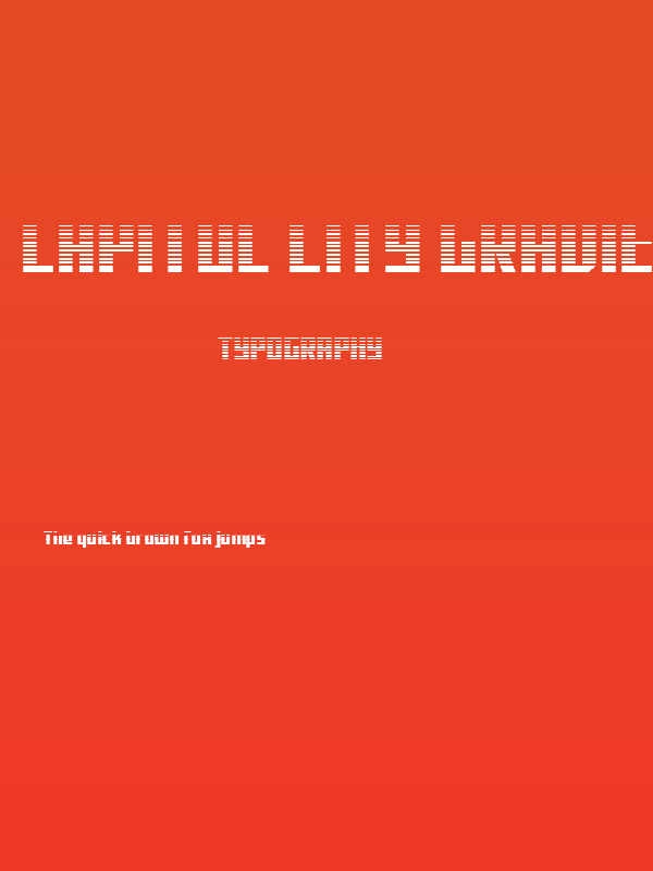 Capitol City Gradient Straight Poster